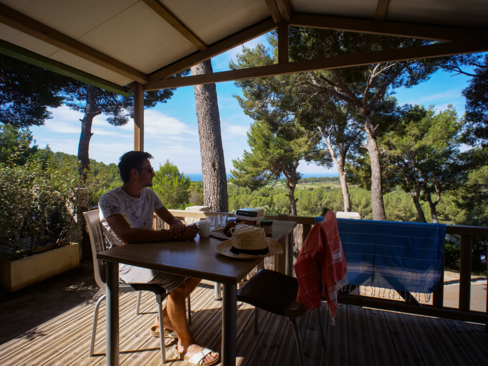 Location Chalet Bandol en camping 4 étoiles à Saint Cyr sur Mer