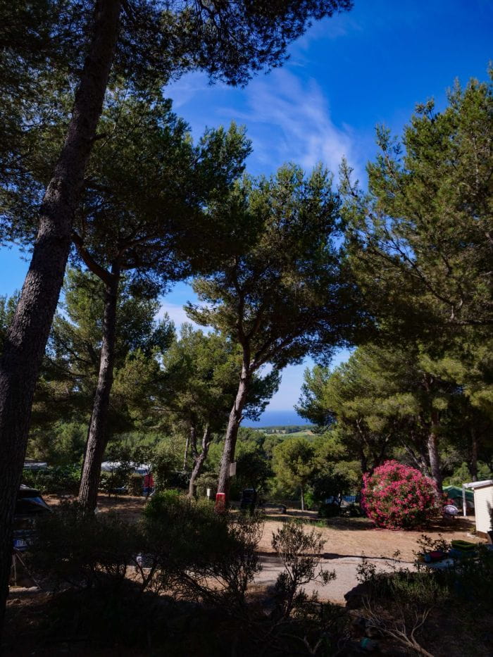 Emplacement tente 6 personnes à Saint Cyr sur Mer