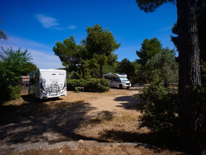 Emplacement tente 6 personnes à Saint Cyr sur Mer
