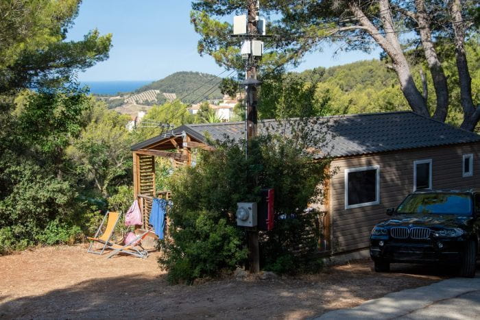 Emplacement tente 6 personnes à Saint Cyr sur Mer